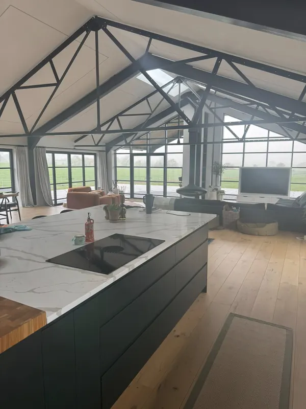 Luxury Airbnb kitchen changeover by True Grit Cleaning Co in North Yorkshire
